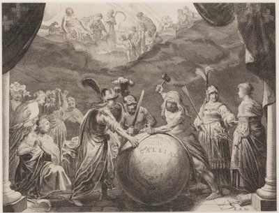 Hercules genopretter Gallia af Pieter Nolpe