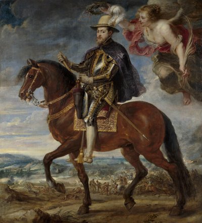 Portræt af Philip II 1527-1598 til hest, 1628 af Peter Paul Rubens