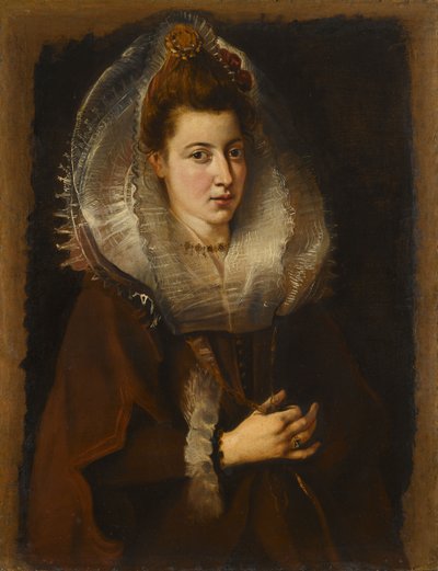 Portræt af en ung kvinde med en kæde, 1605-1606. af Pieter Paul Rubens