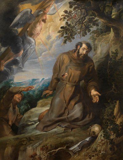 Saint Francis modtager Stigmata, ca 1630-1634. af Pieter Paul Rubens