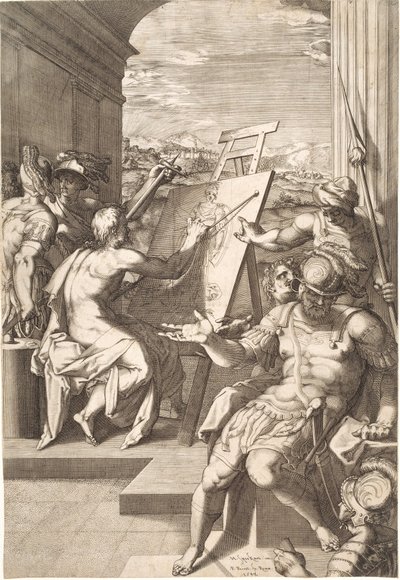Allegori over malerkunsten af Pieter Perret
