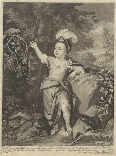 Portræt af Charles Fitzroy, hertug af Grafton af Pieter Schenk (I)