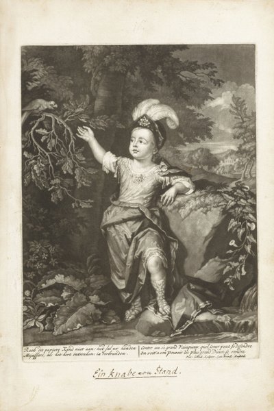 Portræt af Charles Fitzroy, hertug af Grafton af Pieter Schenk (I)