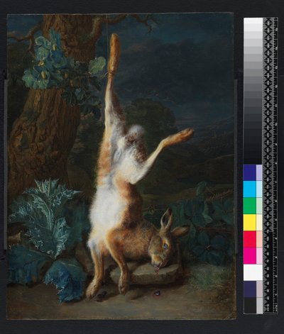En død hare, før 1782 af Pieter Snyers
