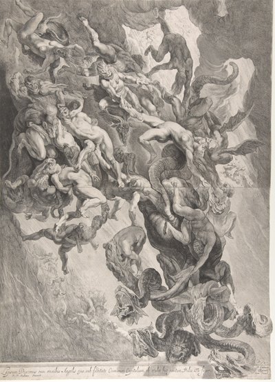 De fordømtes fald, 1642. af Pieter Soutman