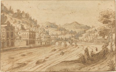 Udsigt over floden af Pieter Stevens