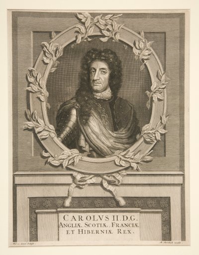 Charles II, konge af England (1630-1685) af Pieter Stevens van Gunst