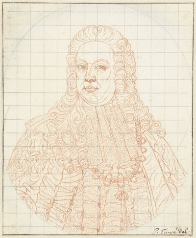 Portræt af Frans I Stephanus, tysk kejser af Pieter Tanjé