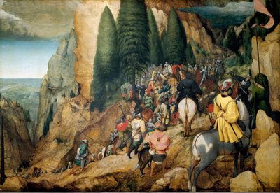 The Conversion of Saint Paul Painting af Pieter Bruegel den Gamle (eller Pierre Breugel eller Peter Brueghel eller Breughel af Pieter Bruegel the Elder