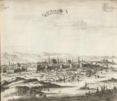 Astrakhan, 1726 af Pieter Van der Aa