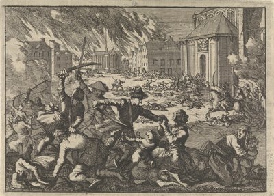 Sæk af Magdeburg, 1698 af Pieter Van der Aa