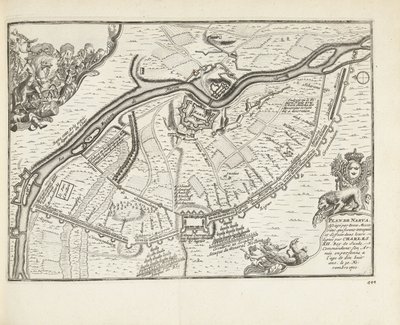 Belejringen og slaget ved Narva i 1700, 1726 af Pieter Van der Aa