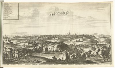 Udsigt over Moskva, 1726 af Pieter Van der Aa