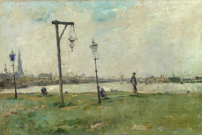 Antwerpen (olie på lærred) af Pieter Verhaert