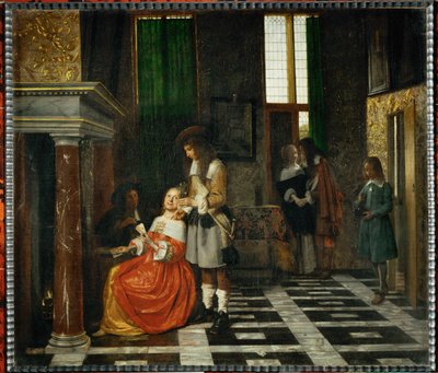 Les joueurs de cartes - Kortspillerne ... af Pieter de (after) Hooch