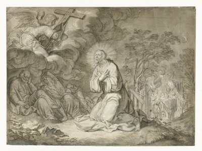Kristus i Oliehaven af Pieter de Jode (I)