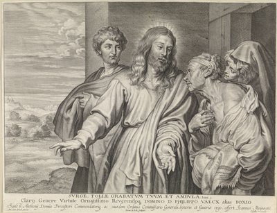 Kristus helbreder en lamme af Pieter de Jode (II)