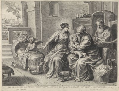 Hellige Familie og Sankt Anna af Pieter de Jode (II)