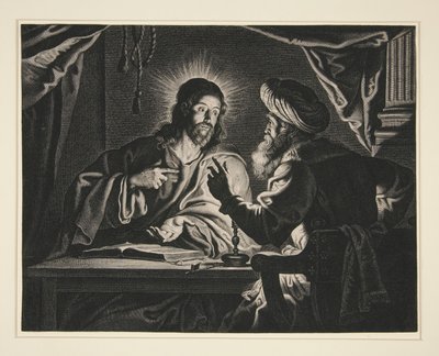 Kristus og Nikodemus af Pieter de Jode II