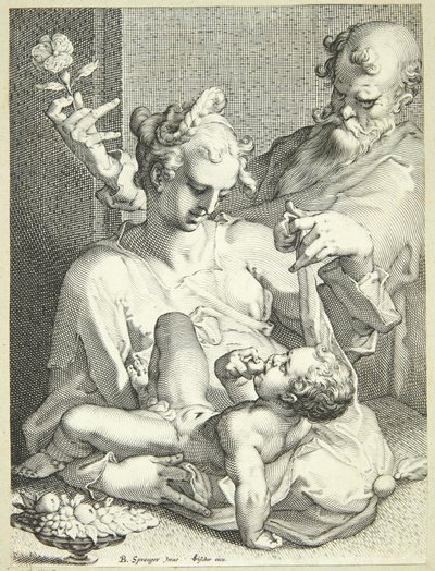 Den hellige familie af Pieter de Jode I