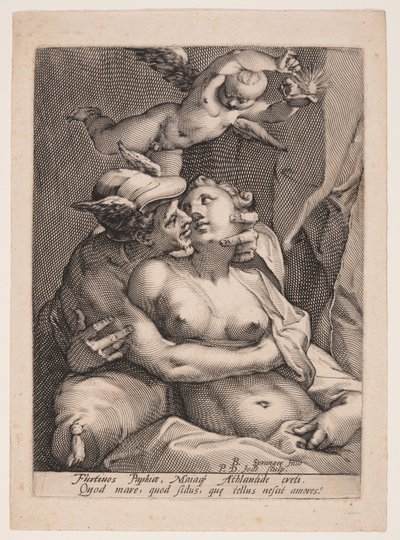 Merkur, Venus og Amor af Pieter de Jode I