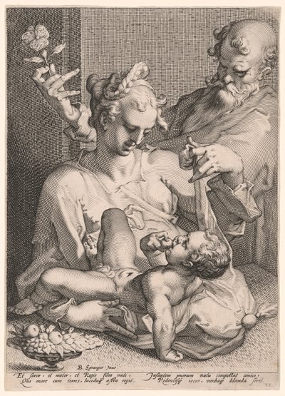 Den hellige familie af Pieter de Jode I