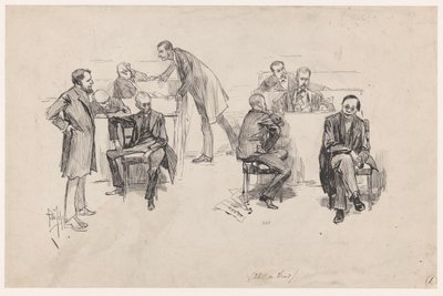 Repræsentanternes Hus under debatten om forfatningsreformen i 1887 af Pieter de Josselin