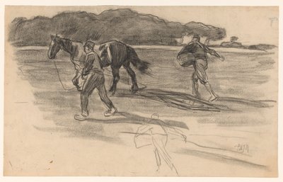 Harvning og såning af Pieter de Josselin