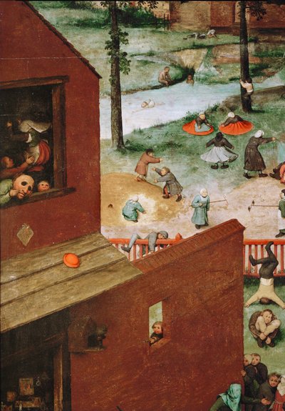 Børnelege (maleri på egetræ) af Pieter the Elder Bruegel