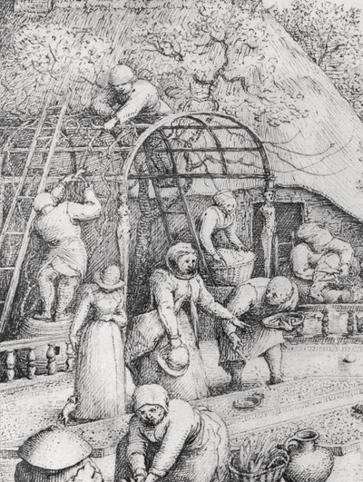 Detalje af foråret af Pieter Bruegel the Elder