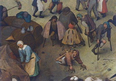 Kamp mellem karneval og fastelavn af Pieter Bruegel the Elder