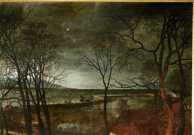 Den mørke dag (maleri på egetræ) af Pieter the Elder Bruegel
