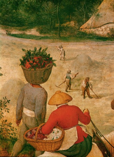 Høhøsten ... (olie på egetræ) af Pieter the Elder Bruegel