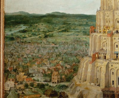 Babelstårnet (maleri på egetræ) af Pieter the Elder Bruegel