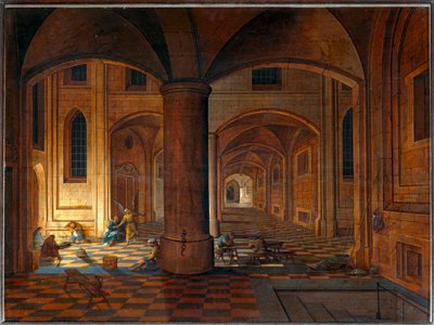Sankt Peter løsladt fra fængslet af en engel ... af Pieter the Elder Neefs