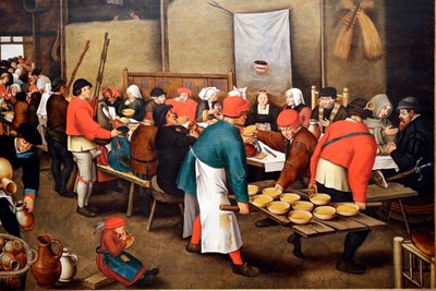 Evora Museum. Brueghel, Pieter den Yngre (ca. 1564-1638). Bryllupsfest (eller bondebryllup) af Pieter the Younger Brueghel