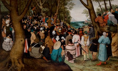 Pyhän Johannes Kastajan saarna af Pieter the Younger Brueghel