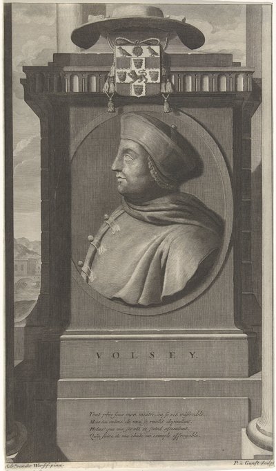 Portræt af kardinal Wolsey af Pieter van Gunst
