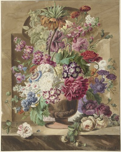 blomsterarrangement af Pieter van Loo