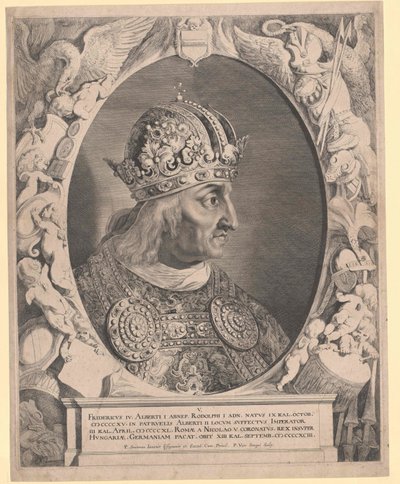 Den tysk-romerske kejser Frederik III (tryk) af Pieter van Sompel