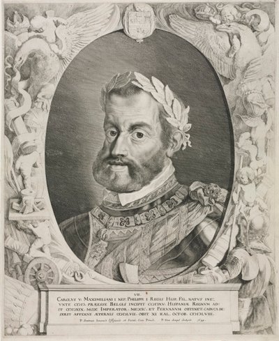 Portræt af kejser Karl V, 1644. af Pieter van Sompel
