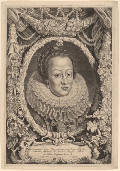 Eleanora, Hustru til Ferdinand II af Pieter van Sompel after Pieter Claesz Soutman