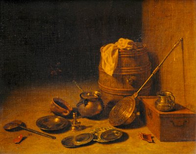 Ustensiles de cuisine - Køkkenredskaber ... af Pieter van den (c.1613 c.73) Bosch