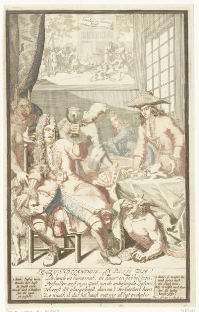 Kortspillet af Pieter van den Berge