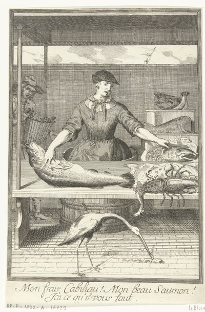 Fiskesælgerinde af Pieter van den Berge