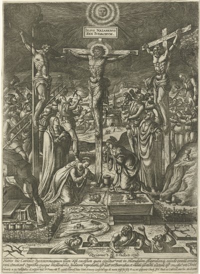 Kristi korsfæstelse af Pieter van der Borcht (I)