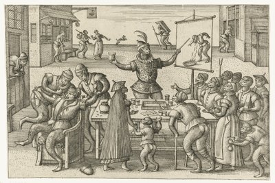 Kvak Abespil (serietitel) af Pieter van der Borcht (I)