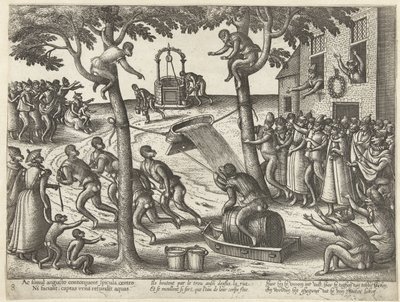 Tobbespel Apenspel (serietitel) af Pieter van der Borcht (I)