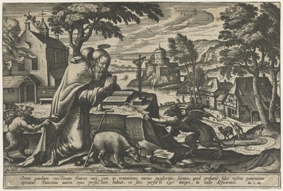 Sankt Anthonys fristelse af Pieter van der Borcht (I)