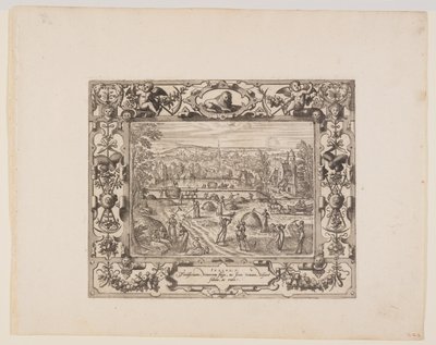 Juli, fra De tolv måneder af Pieter van der Borcht